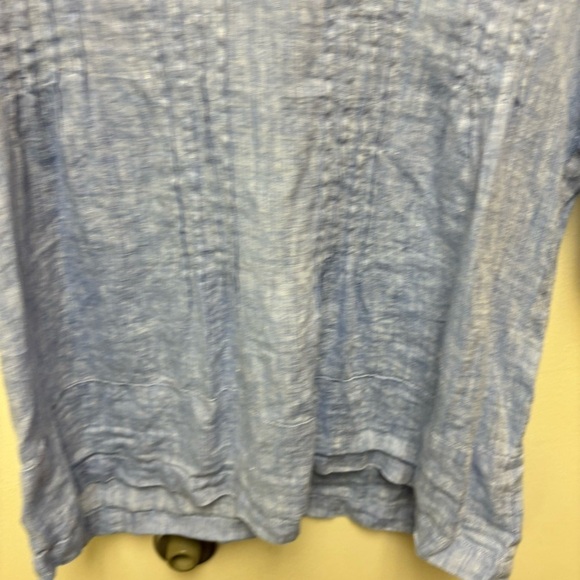 Saint Tropez West 100% Linen Top - Picture 9 of 11